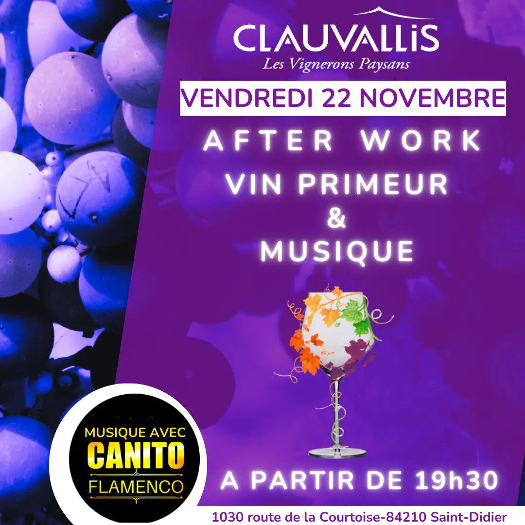 After Work Vendredi 22 Novembre