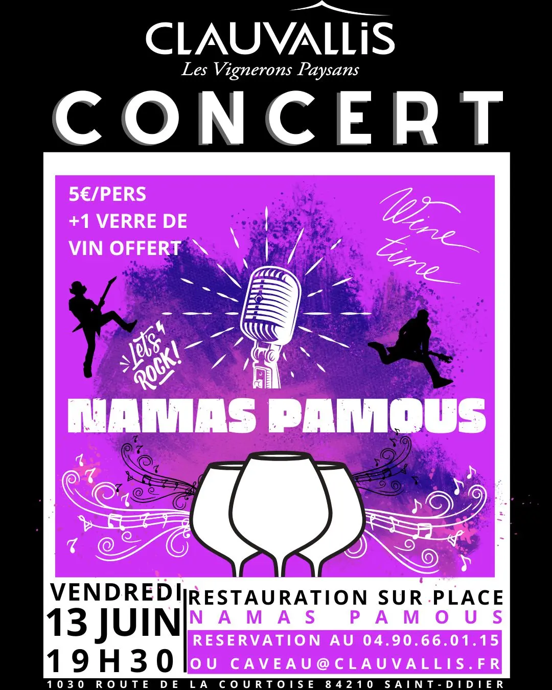 CONCERT NAMAS PAMOUS