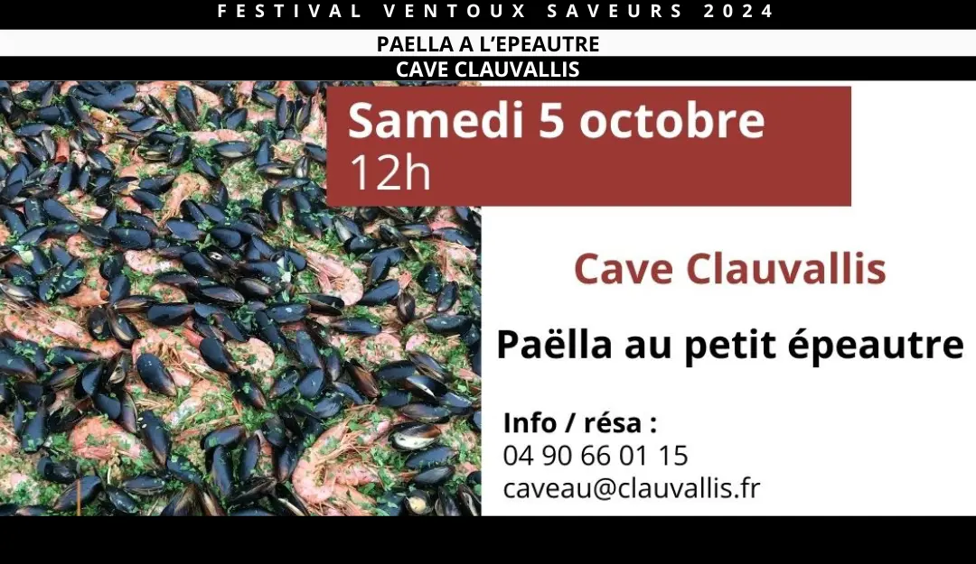 PAELLA AU PETIT EPEAUTRE CHEZ CLAUVALLIS